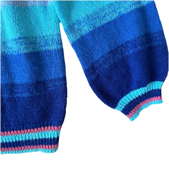 Lilly Pulitzer Hali Ombre Rainbow Sweater Womens Small Colorful Vacation Travel - Picture 3 of 9